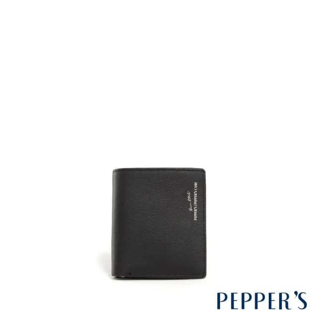 【PEPPER’S】父親節禮物 CUBE 牛皮對折薄短夾 - 摩卡棕/簡約黑(短夾 真皮包包  男夾 女夾 中性包 皮夾)
