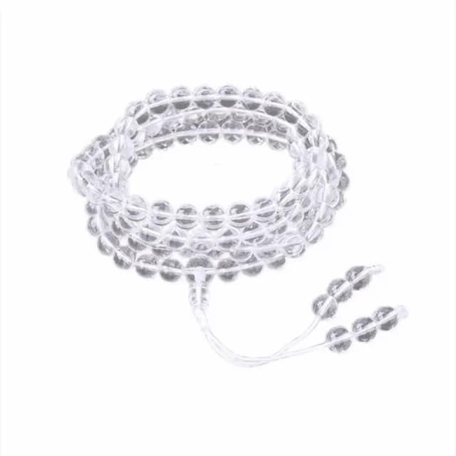 【Penny珮妮】7A級白水晶 108顆佛珠 項鍊手鍊6mm(母親節 送女友 交換禮物 生日禮 情人節 尾牙 新年 男友)