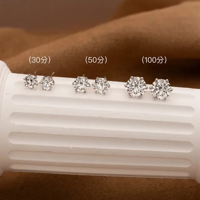 【鉅曜】GIA 一克拉 18K 經典單鑽鑽石耳環(培育鑽石 總重2克拉)