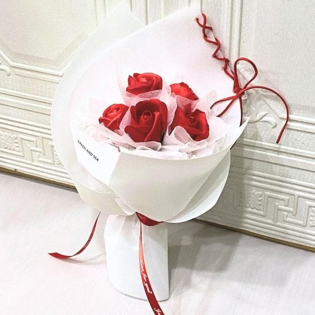 【GXS】芭蕾風花束 香皂玫瑰花束(生日禮物 畢業花束 畢業禮物 情人節花束)