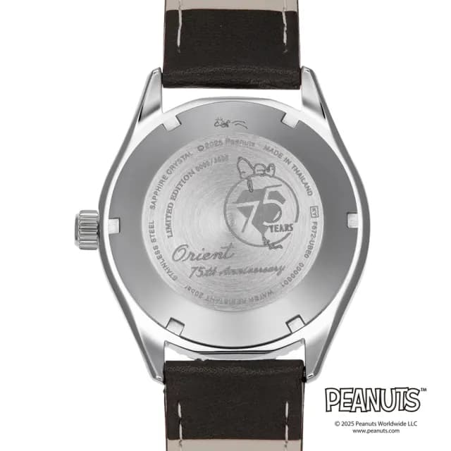 【ORIENT 東方錶】75週年 Peanuts 史努比聯名 限量 機械腕錶 禮物 送禮 推薦(RA-AC0Q08S)
