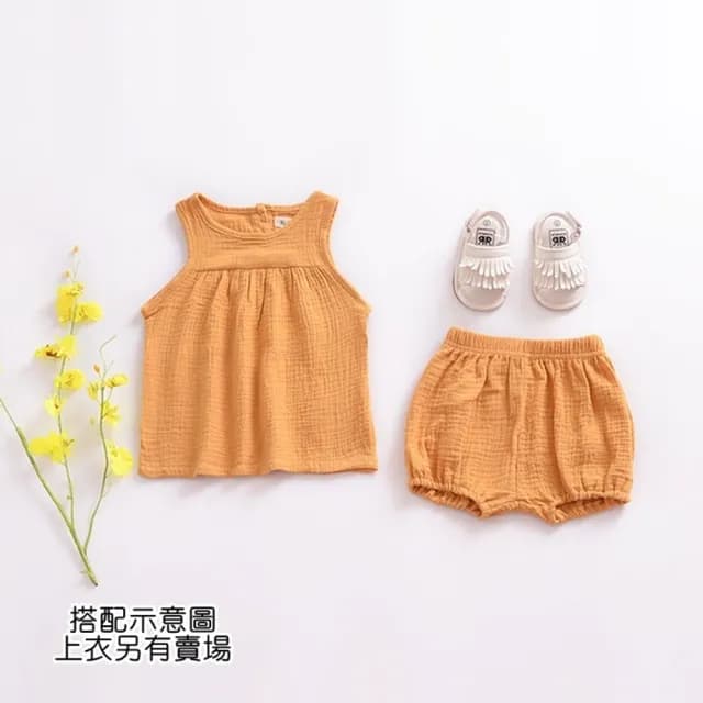 【橘魔法】透氣舒服棉麻屁屁褲(短褲 燈籠褲 居家褲 褲子 中性款 男童 女童 童裝)
