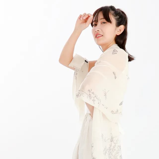 【BANNIES】繽紛印花戒指絨｜月影花翎(圍巾 披肩 羊毛 羊絨)