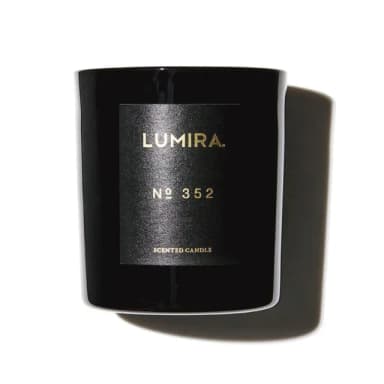 【LUMIRA】經典黑瓶蠟燭 No.352 Leather & Cedar 皮革雪松 300g