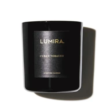 【LUMIRA】經典黑瓶蠟燭 Cuban Tobacco 古巴菸草 300g