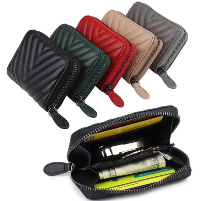 【MoonDy】雙11 柔軟羊皮 羊皮錢包 女皮包 女錢包 錢包 拉鏈錢包 拉鏈零錢包 拉鏈短夾