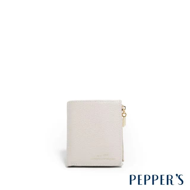 【PEPPER’S】父親節禮物 CUBE 牛皮零錢包短夾 - 淺沙色/迷霧藍/月光灰(短夾 真皮包包  男夾 女夾 中性包