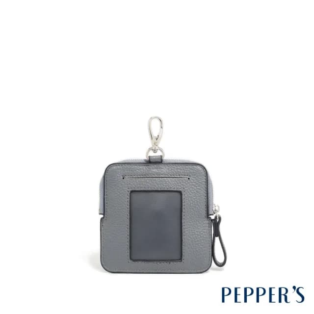 【PEPPER’S】父親節禮物 INK 牛皮方形鑰匙零錢包 - 奶油黃/岩靛藍(真皮包包 真皮包 百貨專櫃 零錢包 鑰匙