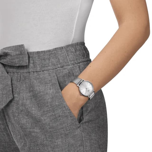 【TISSOT 天梭 官方授權】EVERYTIME LADY 經典優雅 時尚腕錶 雙11 特惠 推薦(T1432101101100)