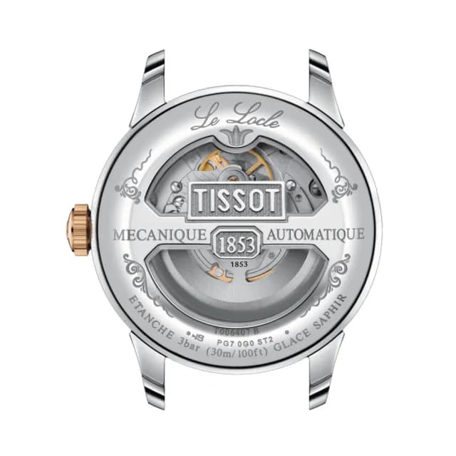【TISSOT 天梭 官方授權】LE LOCLE 力洛克系列 機械腕錶 七夕 情人節 禮物 送禮 推薦(T0064072203302)