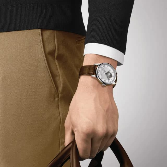 【TISSOT 天梭 官方授權】LE LOCLE 力洛克系列 機械腕錶 七夕 情人節 禮物 送禮 推薦(T0064071603301)