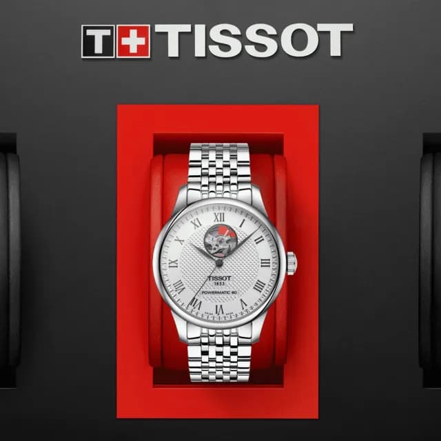 【TISSOT 天梭 官方授權】LE LOCLE 力洛克系列 機械腕錶 七夕 情人節 禮物 送禮 推薦(T0064071103302)
