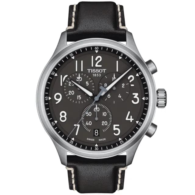 【TISSOT 天梭 官方授權】CHRONO XL 韻馳系列 三眼計時腕錶 七夕 情人節 禮物 送禮 推薦(T1166171606200)