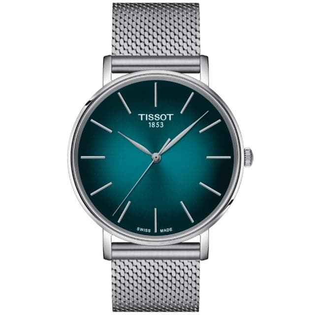 【TISSOT 天梭 官方授權】EVERYTIME GENT 經典時尚腕錶 母親節 禮物 推薦(T1434101109100)