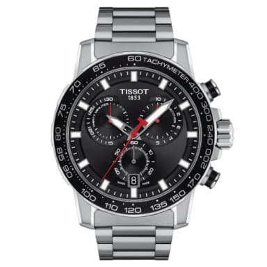 【TISSOT 天梭 官方授權】SUPERSPORT CHRONO 三眼計時腕錶 母親節 禮物 推薦(T1256171105100)