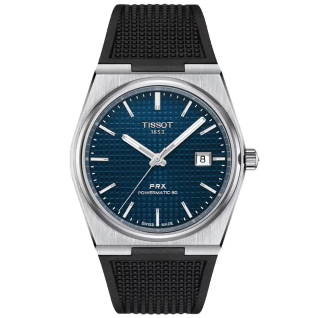 【TISSOT 天梭 官方授權】PRX系列 1970年代復刻 機械腕錶 畢業禮物 送禮 推薦(T1374071704100)