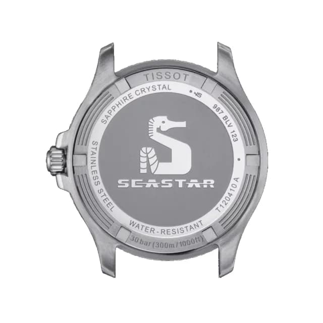 【TISSOT 天梭 官方授權】SEASTAR 1000海星系列 黑 潛水腕錶 畢業禮物 送禮 推薦(T1204101105100)