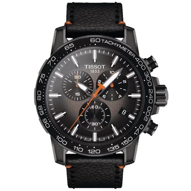 【TISSOT 天梭 官方授權】SUPERSPORT CHRONO 三眼計時腕錶 母親節 禮物 推薦(T1256173608100)