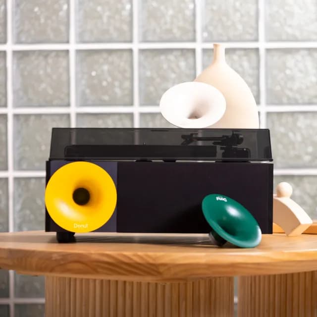 【梵尼詩 Fennessy 台灣總代理】HIFI 專業級 黑膠唱片機/自帶喇叭/藍芽喇叭/無損音質(保固一年/i5s)