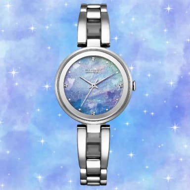 【CITIZEN 星辰】ladyS系列 禮物首選單品希望之藍限定款女士腕錶  28.0mm(EM0801-85N)
