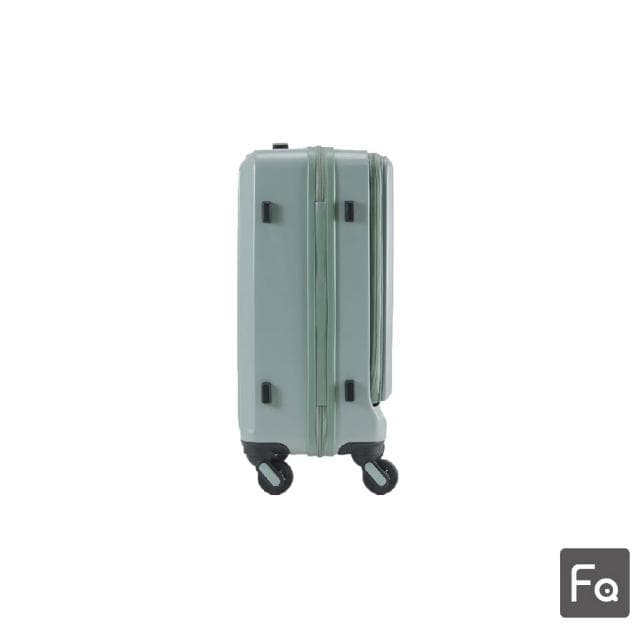 【FREQUENTER】20吋 輕量靜音前開拉鍊箱(行李箱 旅行箱 登機箱)