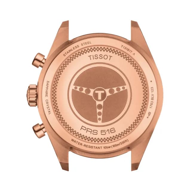 【TISSOT 天梭 官方授權】PRS 516 CHRONOGRAPH 經典賽車計時腕錶 畢業禮物 送禮 推薦(T1316173608200)