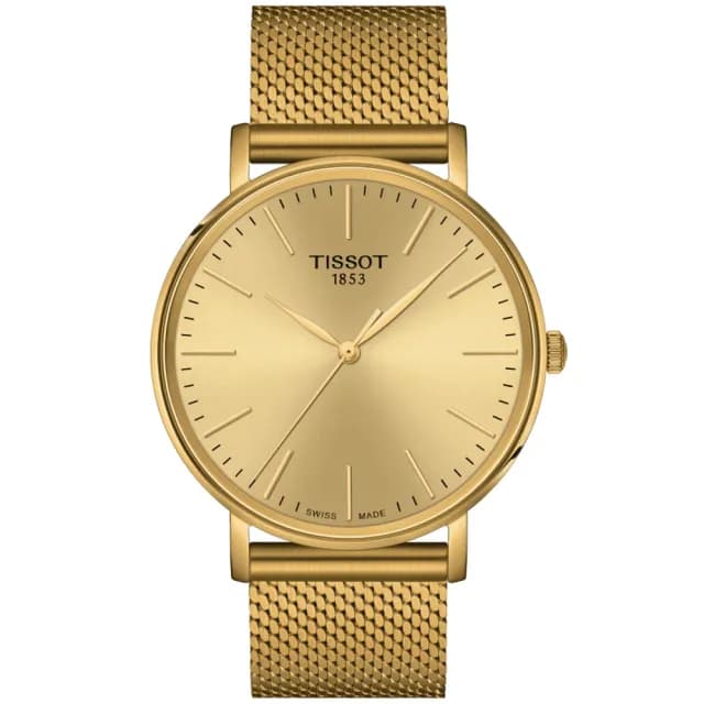 【TISSOT 天梭 官方授權】EVERYTIME 經典腕錶 母親節 禮物 推薦(T1434103302100 / T1432103302100)