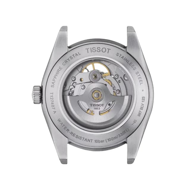 【TISSOT 天梭 官方授權】GENTLEMAN系列 開芯機械腕錶 畢業禮物 送禮 推薦(T1274071104101)