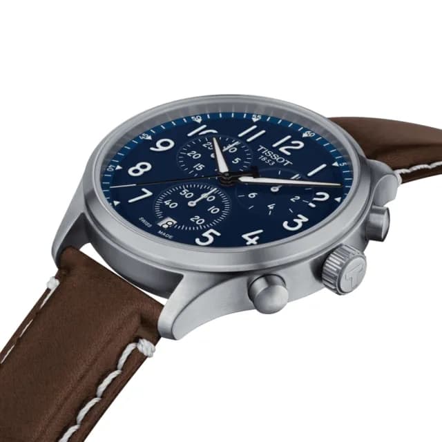 【TISSOT 天梭 官方授權】CHRONO XL 韻馳系列 三眼計時腕錶 父親節 禮物 送禮 推薦(T1166171604200)