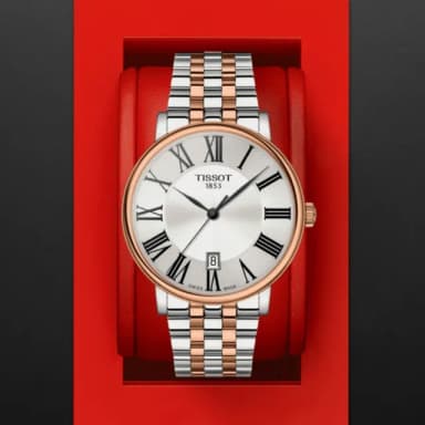 【TISSOT 天梭 官方授權】CARSON系列 簡約時尚腕錶 畢業禮物 送禮 推薦(T1224102203300)