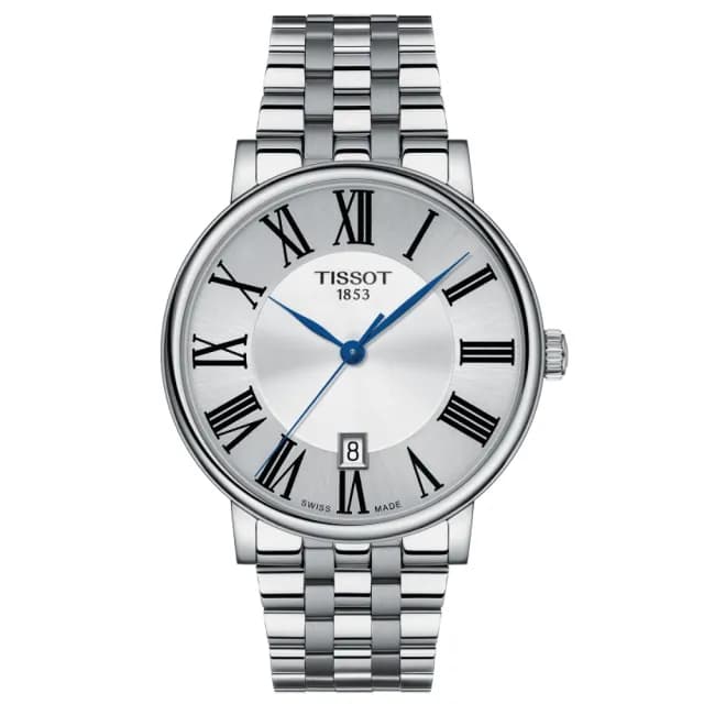 【TISSOT 天梭 官方授權】CARSON系列 簡約時尚腕錶 畢業禮物 送禮 推薦(T1224101103300)