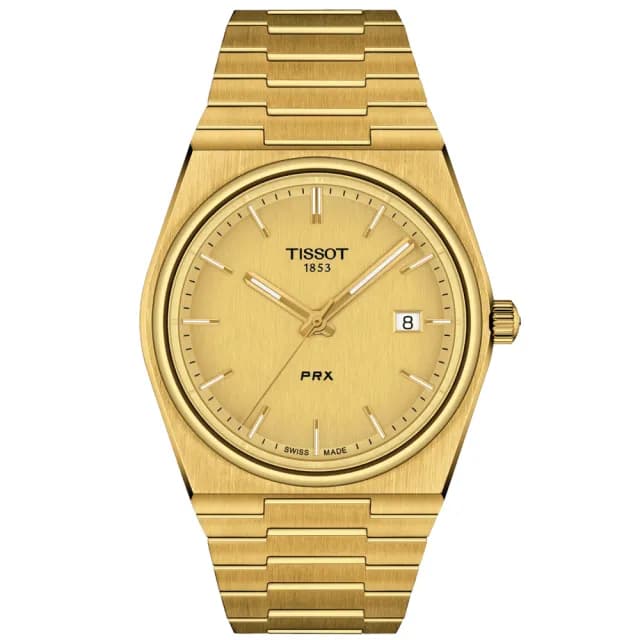 【TISSOT 天梭 官方授權】PRX系列 1970年代復刻 時尚腕錶 雙11 特惠 推薦(T1374103302100)