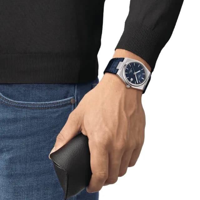 【TISSOT 天梭 官方授權】PRX系列 1970年代復刻 機械腕錶 畢業禮物 送禮 推薦(T1374071604100)