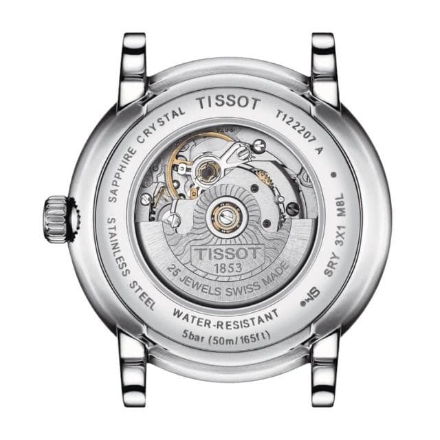 【TISSOT 天梭 官方授權】CARSON系列 機械腕錶 母親節 禮物 推薦(T1222071105100)