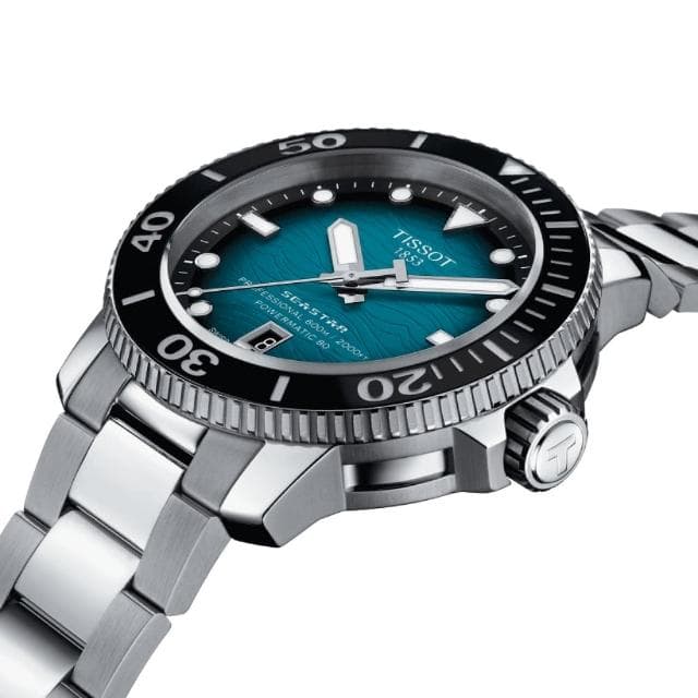 【TISSOT 天梭 官方授權】SEASTAR2000海星系列 潛水機械腕錶 母親節 禮物 推薦(T1206071104100)