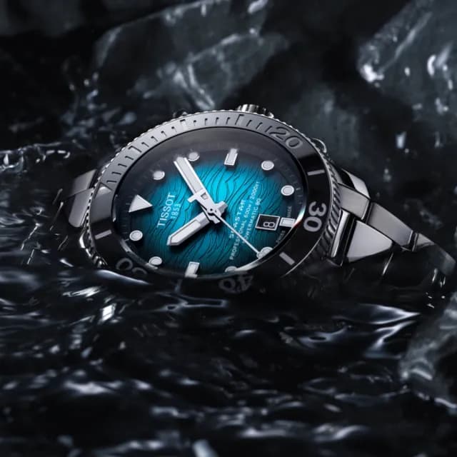【TISSOT 天梭 官方授權】SEASTAR2000海星系列 潛水機械腕錶 畢業禮物 送禮 推薦(T1206071104100)
