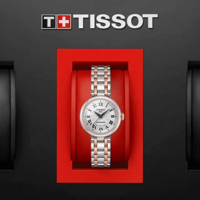 【TISSOT 天梭 官方授權】BELLISSIMA系列 知性時尚機械腕錶 畢業禮物 送禮 推薦(T1262072201300)