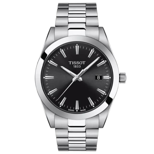 【TISSOT 天梭 官方授權】GENTLEMAN系列 正裝石英腕錶 畢業禮物 送禮 推薦(T1274101105100)