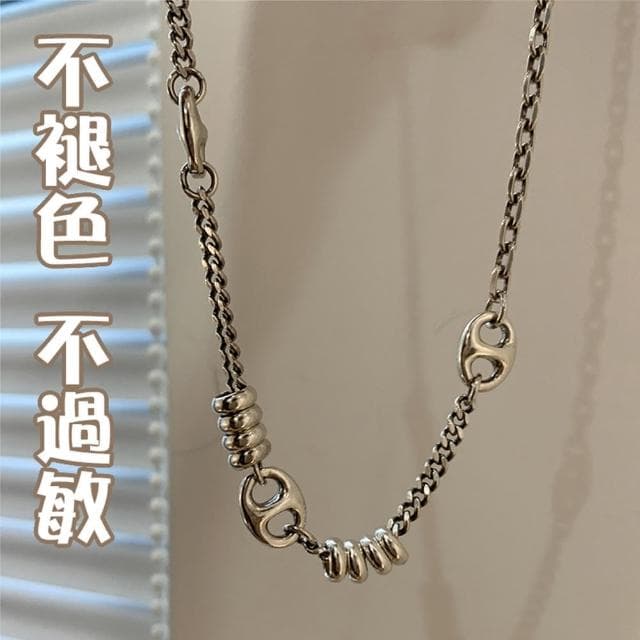 【KT DADA】s925純銀項鍊  女生項鍊 復古項鍊 個性項鍊 歐美項鍊 抗過敏項鍊 不掉色項鍊 小禮物 女友禮物