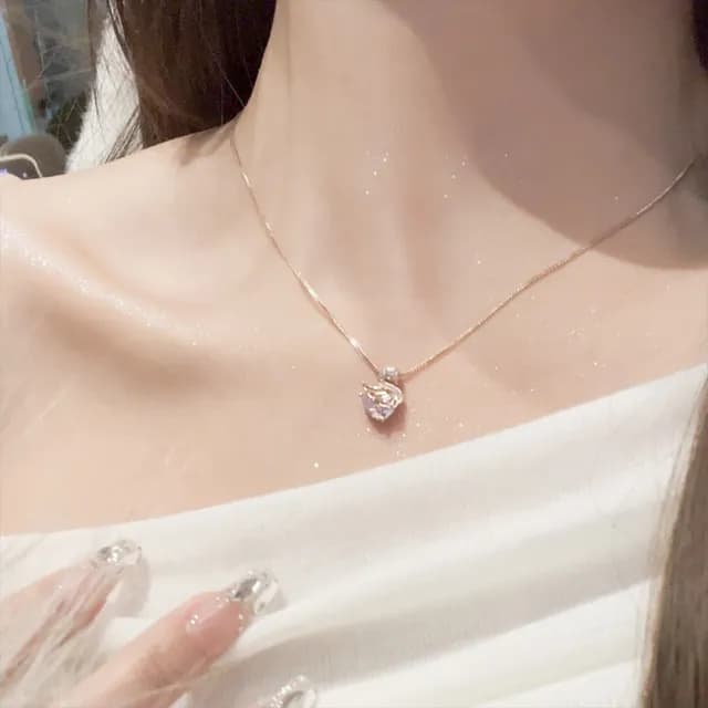 【KT DADA】S925 純銀項鍊 小天☆項鍊 項鏈 純銀項鏈 高級感氣質項鍊 結婚禮物 小禮物 情人節禮