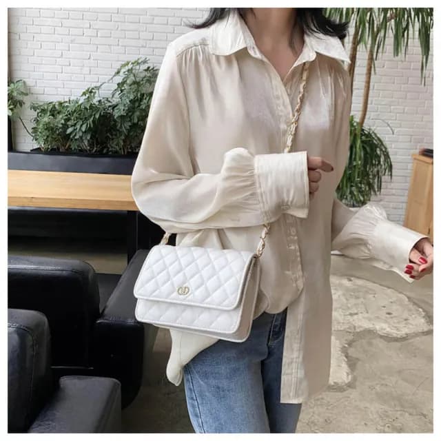 【MoonDy】情人節禮物 女包 包包 小香風 女包包 小包包 手提包 2022新款 小方包 鏈條包 手提包斜挎包 黑色