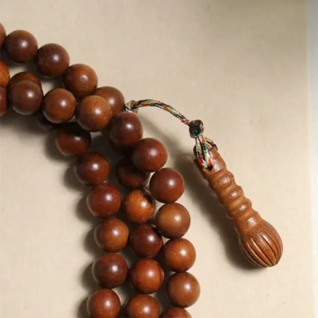 【Penny珮妮】雷擊木108顆佛珠手鍊項鍊8mm(母親節 父親節 生日禮物 交換禮物 送女友 尾牙 新年 結婚)