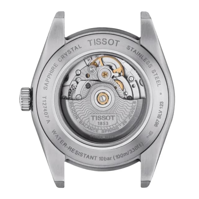 【TISSOT 天梭 官方授權】GENTLEMAN系列 機械腕錶 畢業禮物 送禮 推薦(T1274071105100)