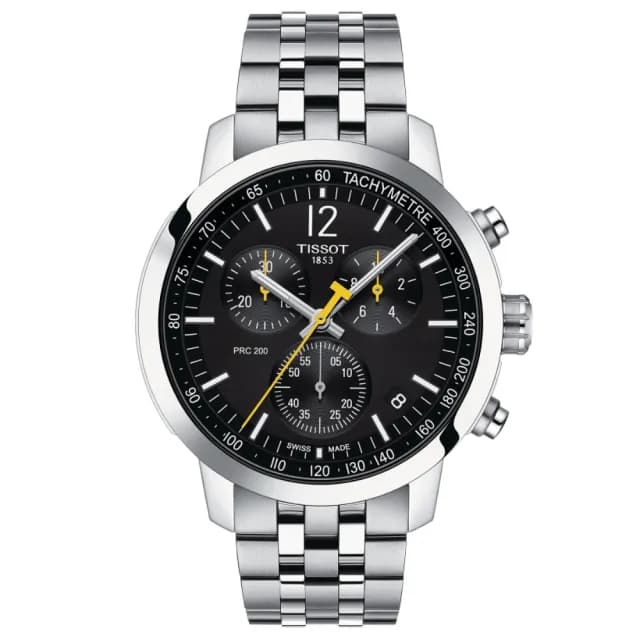 【TISSOT 天梭 官方授權】PRC200 CHRONOGRAPH 三眼計時腕錶 畢業禮物 送禮 推薦(T1144171105700)