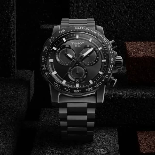 【TISSOT 天梭 官方授權】SUPERSPORT CHRONO 三眼計時腕錶 畢業禮物 送禮 推薦(T1256173305100)