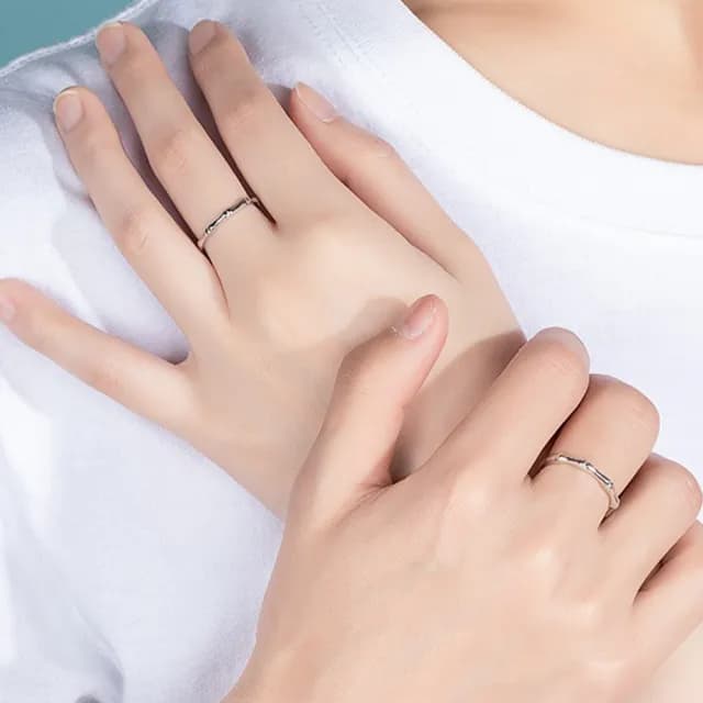 【KT DADA】戒指 戒指男 戒指女生 情侶戒指 情人節禮物 戒指盒 女生禮物  925 純銀戒指 歐美戒