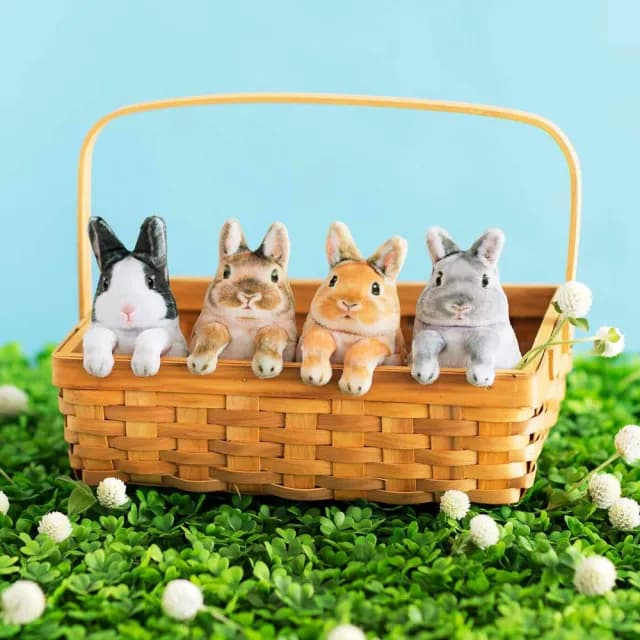【Felissimo 貓部】情人節禮物 七夕 日本 Felissimo YOU+MORE! 可愛療癒兔子小包 拉鍊零錢包 小收納包(四款