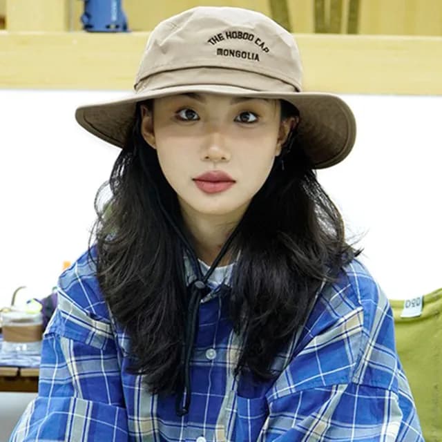 【KT DADA】情人節禮物 折疊帽 復古帽 灰色帽子 帽子 登山帽 露營帽 釣魚帽 防紫外線 漁夫帽 戶外帽 遮陽帽