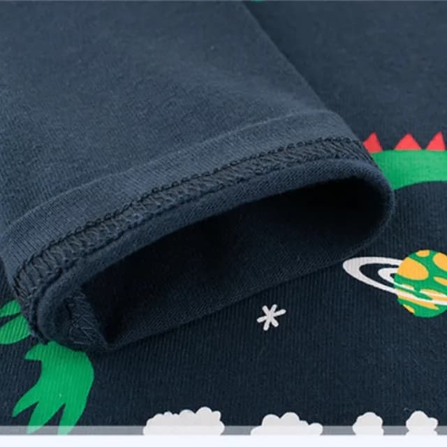 【橘魔法】恐龍太空印花薄長袖上衣(恐龍 薄長袖 男童 童裝)