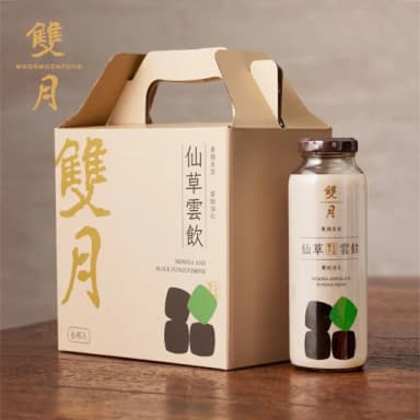 【雙月】仙草雲飲禮盒1盒(240gX6瓶/盒;仙草黑木耳飲;送禮推薦)